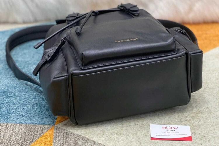 Ba Lô Burberry Classic Black Leather Backpack Màu đen 42CM