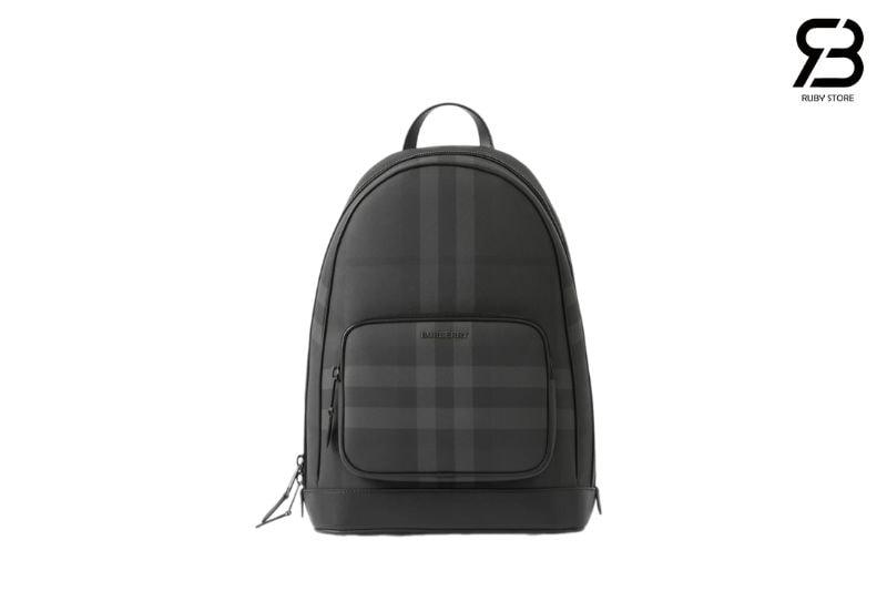 Ba Lô Burberry Rocco Backpack Charcoal Màu Đen