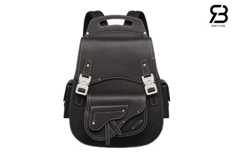 Ba Lô Dior Maxi Gallop Backpack So Black Calfskin Đen
