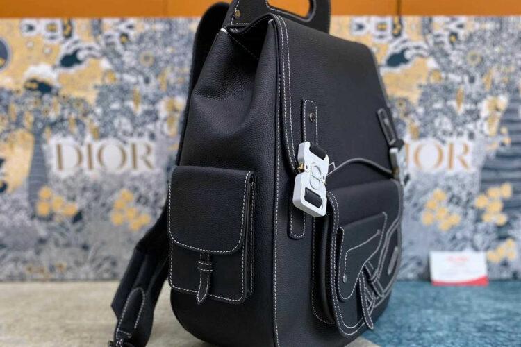 Ba Lô Dior Maxi Gallop Backpack So Black Calfskin Đen