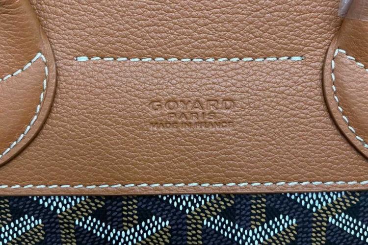 Balo Goyard Alpin Mini Backpack Black and Tan Đen Nâu