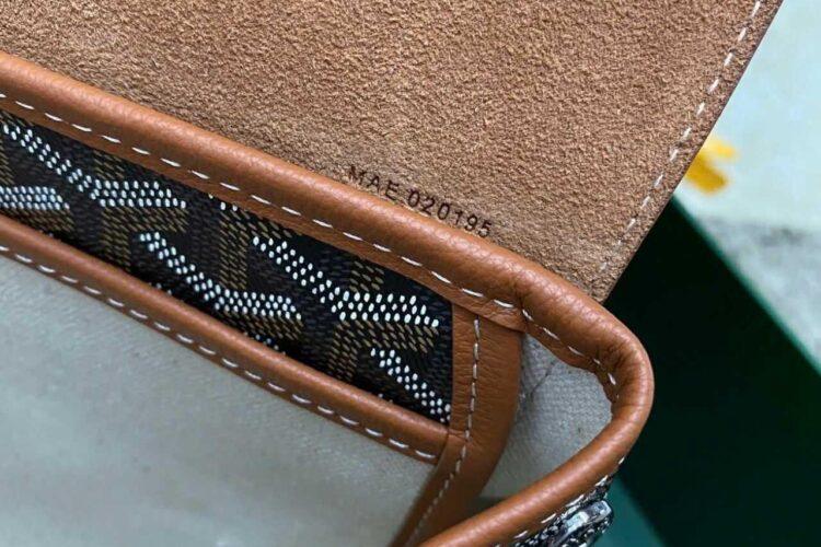 Balo Goyard Alpin Mini Backpack Black and Tan Đen Nâu
