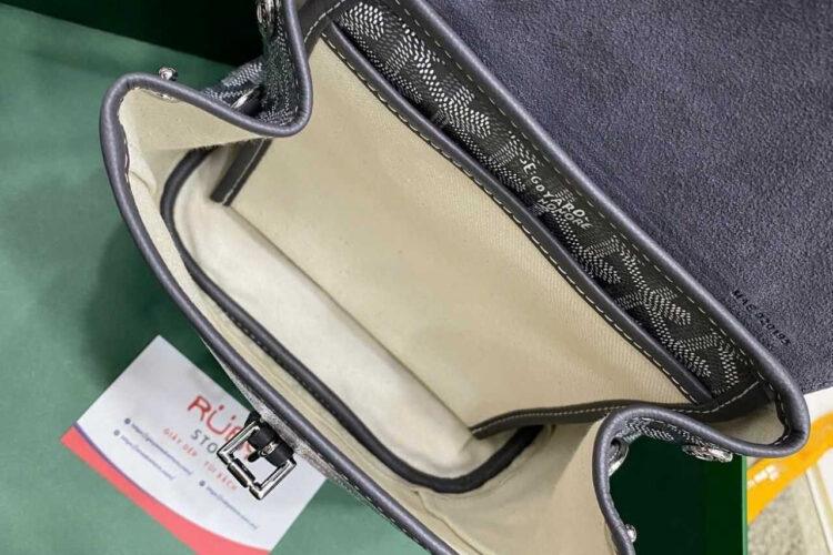 Balo Goyard Alpin Mini Backpack Grey Đen Xám
