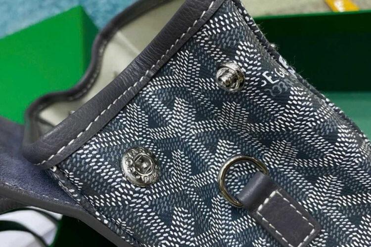 Balo Goyard Alpin Mini Backpack Grey Đen Xám