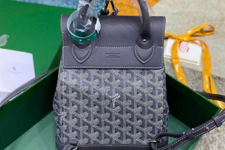 Balo Goyard Alpin Mini Backpack Grey Đen Xám