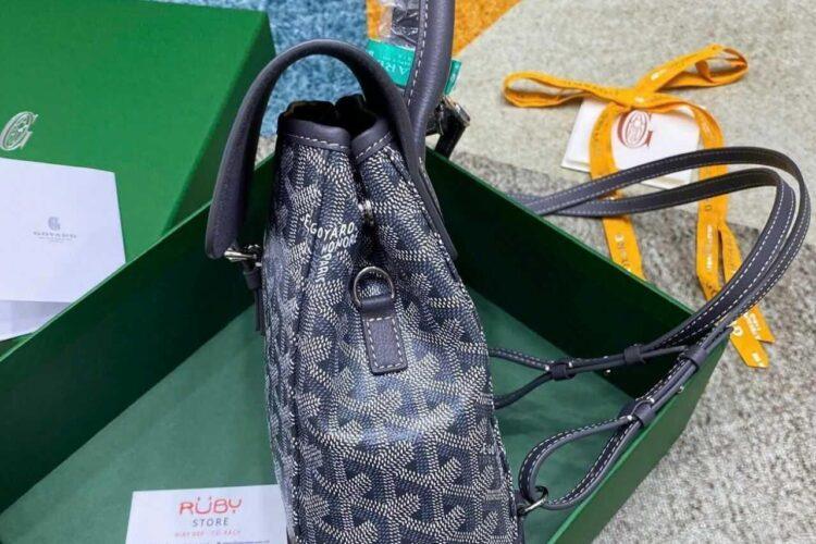 Balo Goyard Alpin Mini Backpack Grey Đen Xám