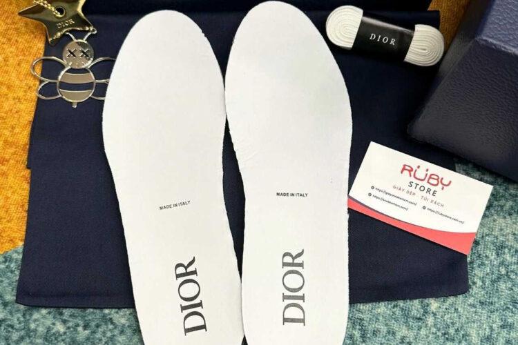 Giày Dior B27 Low White Grained Calfskin White Dior Gravity Trắng
