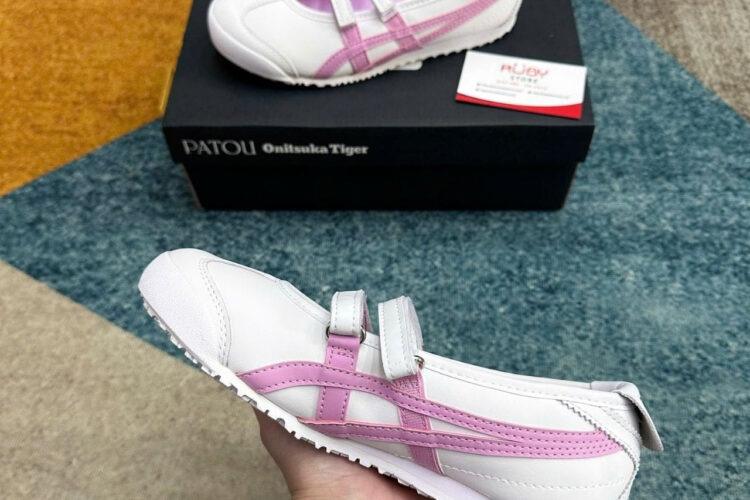 Giày PATOU x Onitsuka Tiger Mexico 66 Ballerina White Cotton Candy