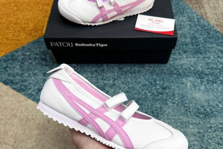 Giày PATOU x Onitsuka Tiger Mexico 66 Ballerina White Cotton Candy