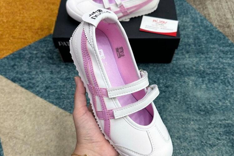 Giày PATOU x Onitsuka Tiger Mexico 66 Ballerina White Cotton Candy
