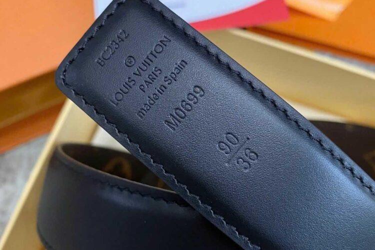 Thắt lưng hai mặt Pretty LV 30mm Reversible Belt M0699 GHW