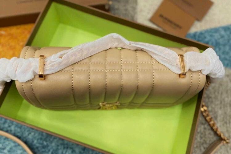 Túi Burberry Lola Small Quilted Mapple Beige Màu Be