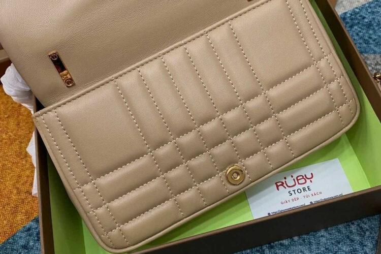 Túi Burberry Lola Small Quilted Mapple Beige Màu Be