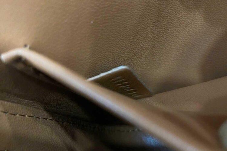 Túi Celine Triomphe Shoulder Bag Tan Canvas 20CM Nâu
