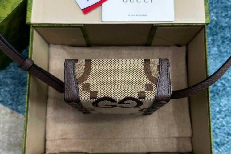 Túi Gucci 1955 Horsebit Phone Box Mini Bag GG Jumbo