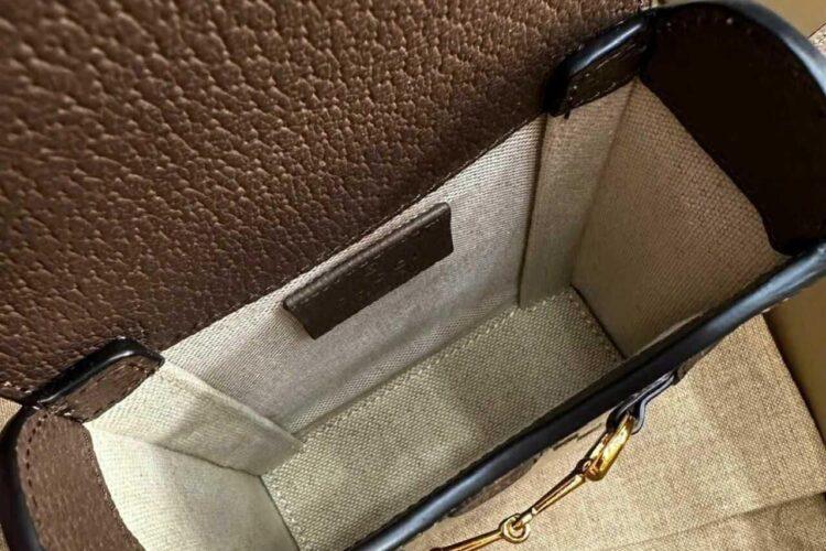 Túi Gucci 1955 Horsebit Phone Box Mini Bag GG Jumbo