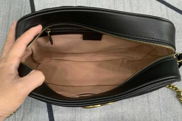 Túi Gucci GG Marmont Medium Matelasse Shoulder Crossbody Bag Black