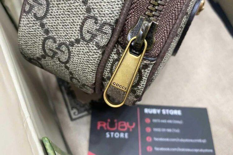Túi Gucci Neo Vintage Mini Bag GG Supreme Brown Be Nâu