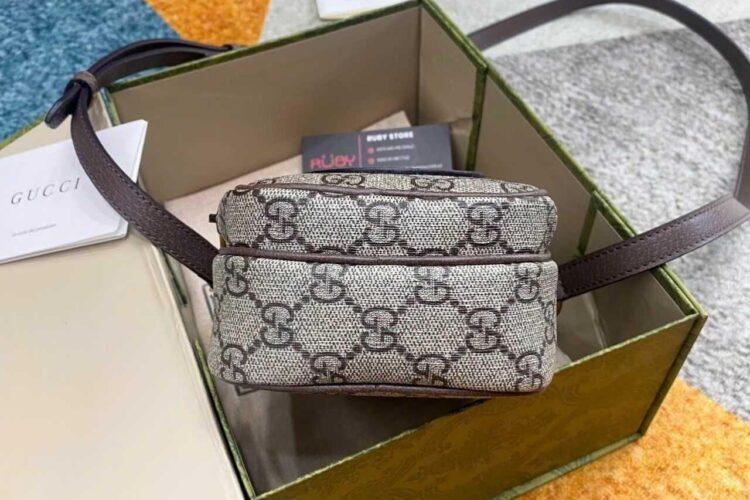 Túi Gucci Neo Vintage Mini Bag GG Supreme Brown Be Nâu