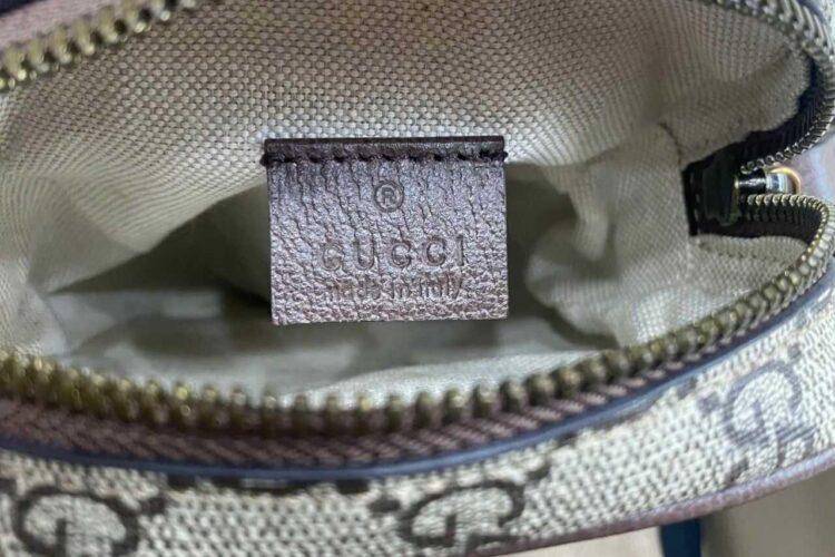 Túi Gucci Neo Vintage Mini Bag GG Supreme Brown Be Nâu