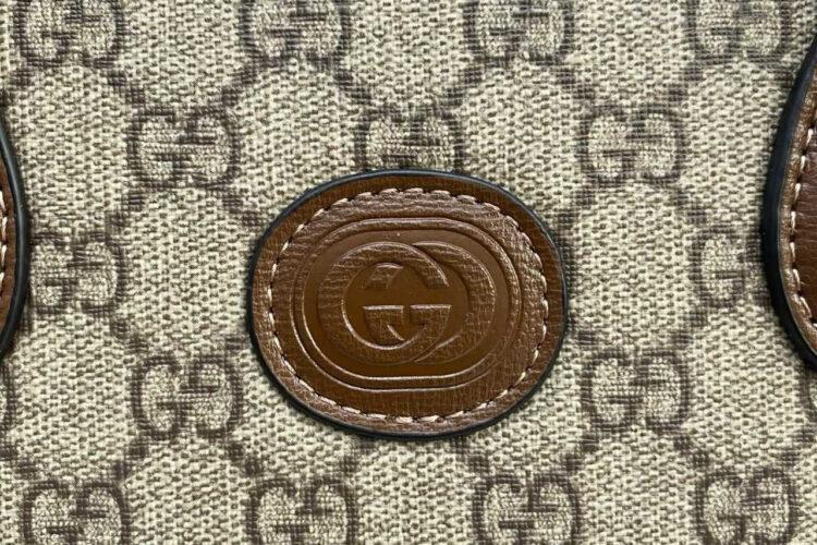 Túi Gucci Small Tote Bag GG Supreme Nâu 31CM
