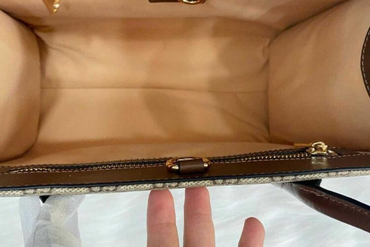 Túi Gucci Small Tote Bag GG Supreme Nâu 31CM