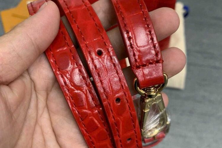 Túi LV Capucines Mini Crocodilien Briliant Cherry Red GHW N93254 Đỏ