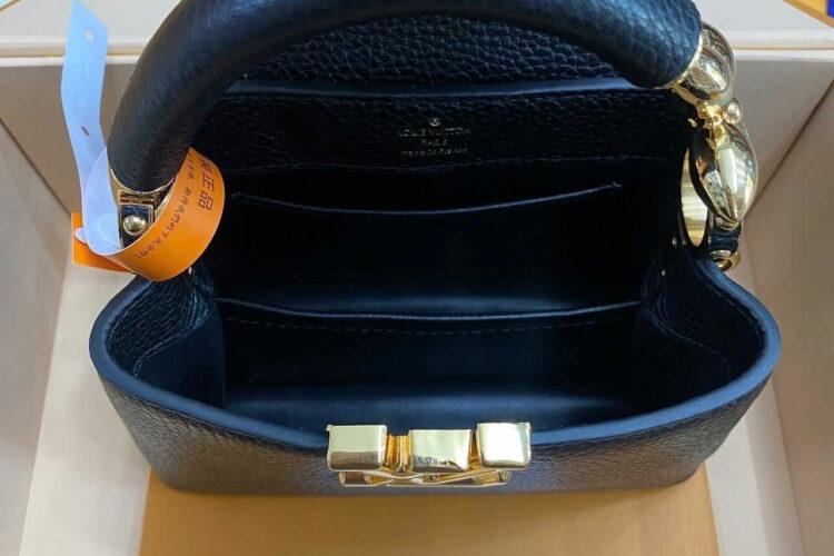 Túi LV Capucines Mini Jewelily M23943 Black Màu đen
