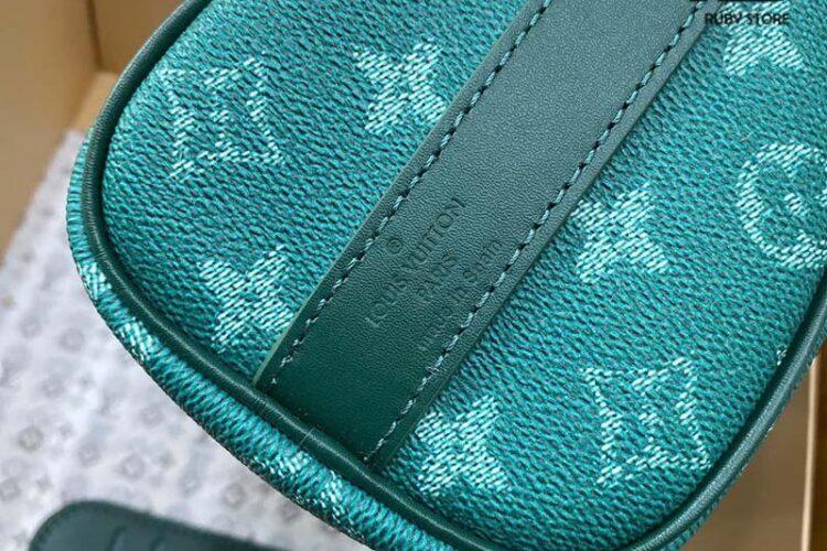 Túi LV Keepall Bandoulière 25 M12684 Monogram Heritage Canvas Green Xanh Lá Best Quality