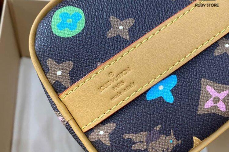 Túi LV Keepall Bandoulière 25 M24849 Monogram Craggy Chocolate Nâu Best Quality