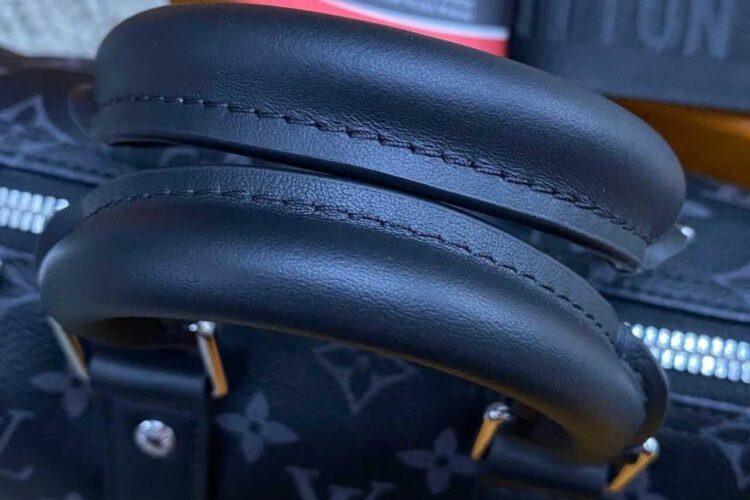Túi LV Keepall Bandoulière 25 M46271 Monogram Eclipse Xám