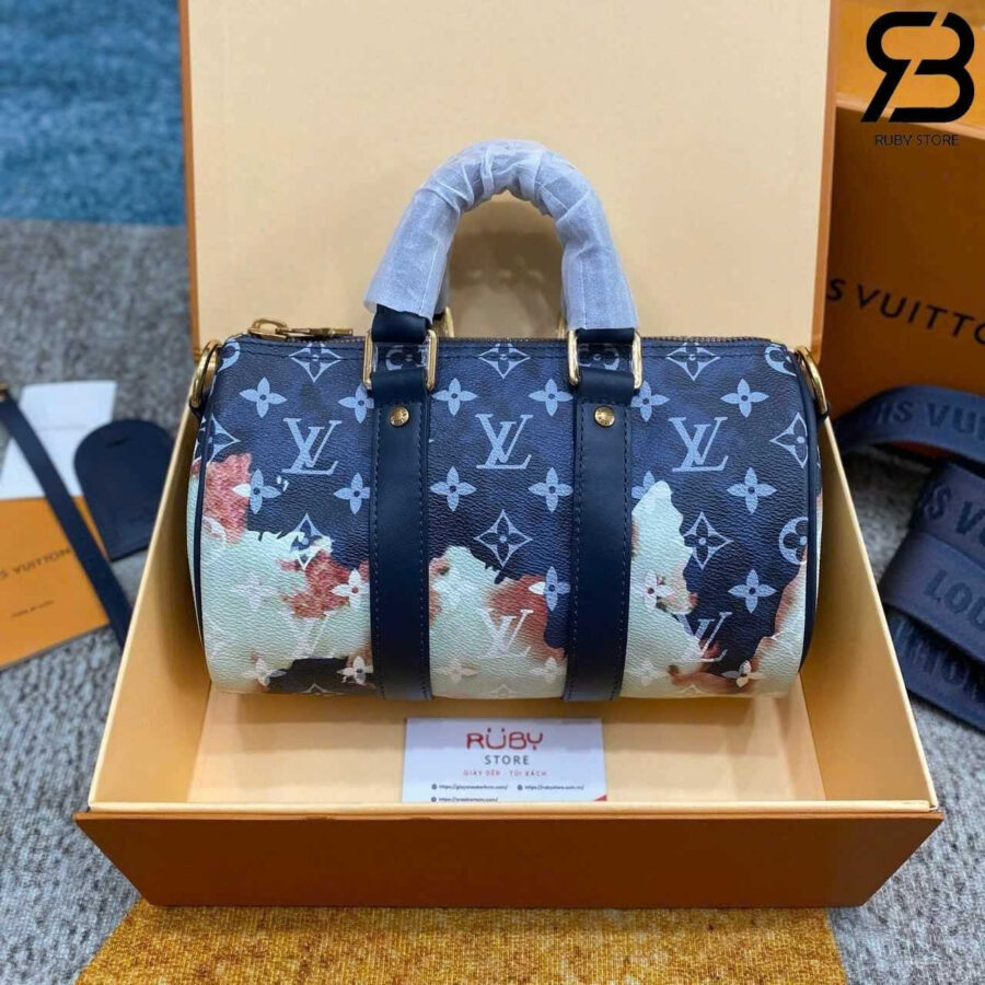 Túi LV Keepall Bandoulière 25 M46804 Monogram Bleach