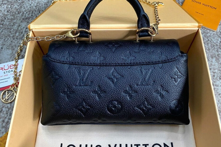 Túi LV Nano Madeleine M12144 Black Monogram Empreinte đen