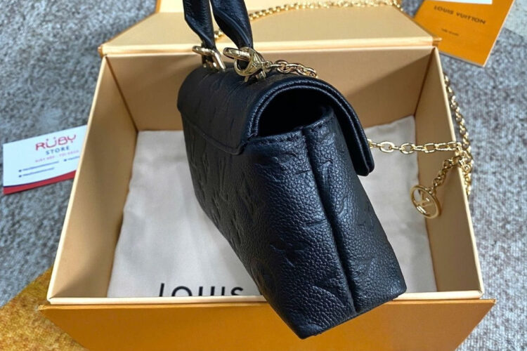 Túi LV Nano Madeleine M12144 Black Monogram Empreinte đen