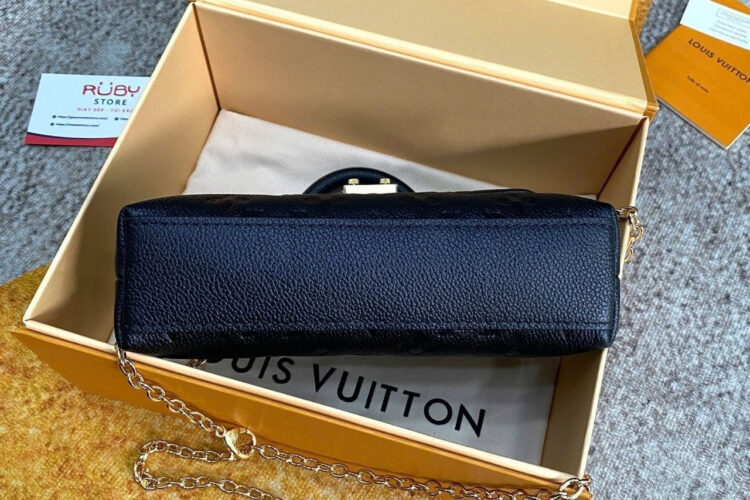 Túi LV Nano Madeleine M12144 Black Monogram Empreinte đen