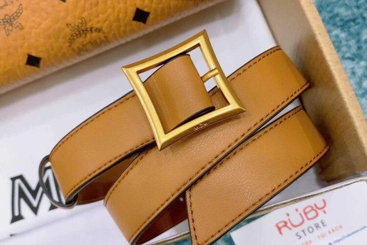 Túi MCM Aren Hobo Bag In Visetos Cognac Màu Nâu
