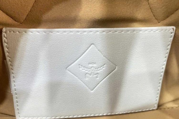 Túi MCM Mini Aren Boston Bag In Visetos White Trắng