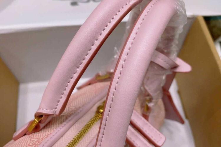 `Túi MCM Mini Ella Boston Bag In Lauretos Pink Hồng