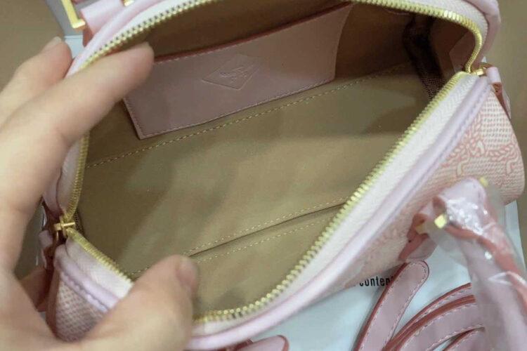 `Túi MCM Mini Ella Boston Bag In Lauretos Pink Hồng