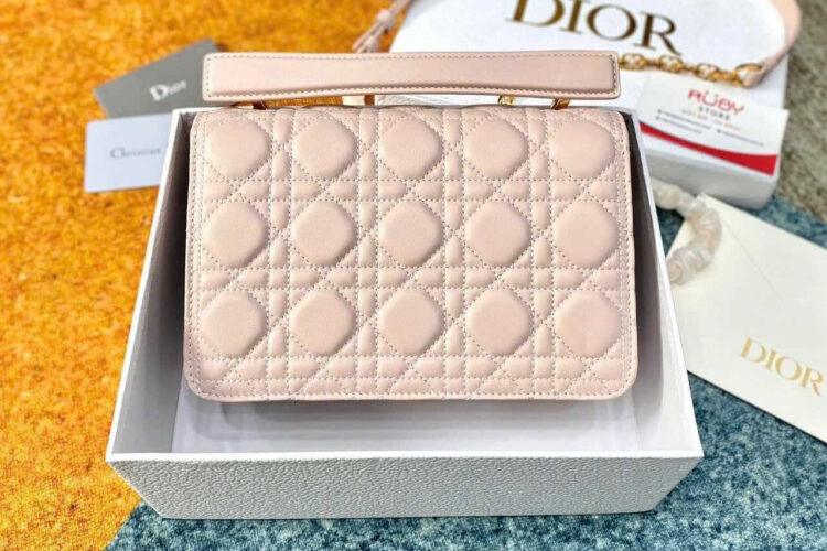 Túi Small Dior Jolie Top Handle Bag Blush Pink Hồng
