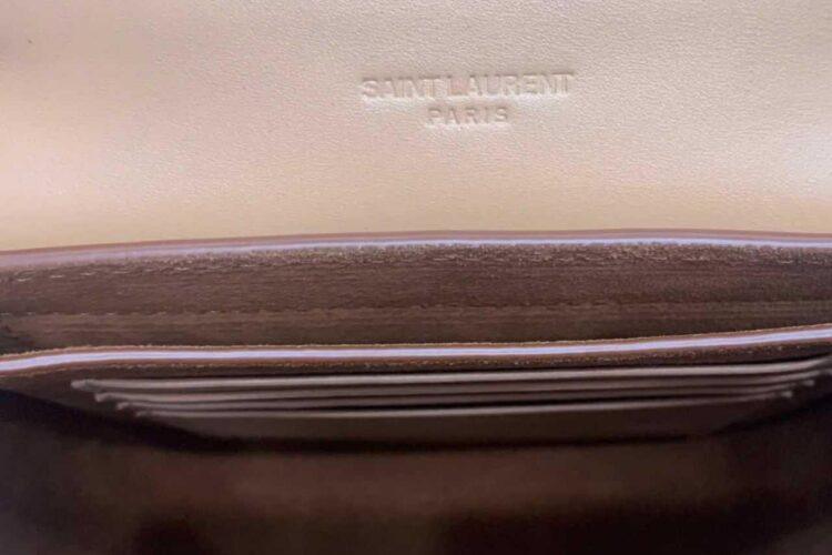 Túi YSL Kaia Mini Satchel Bag Beige Light Brown Màu Be