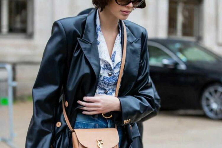 Túi YSL Kaia Mini Satchel Bag Beige Light Brown Màu Be
