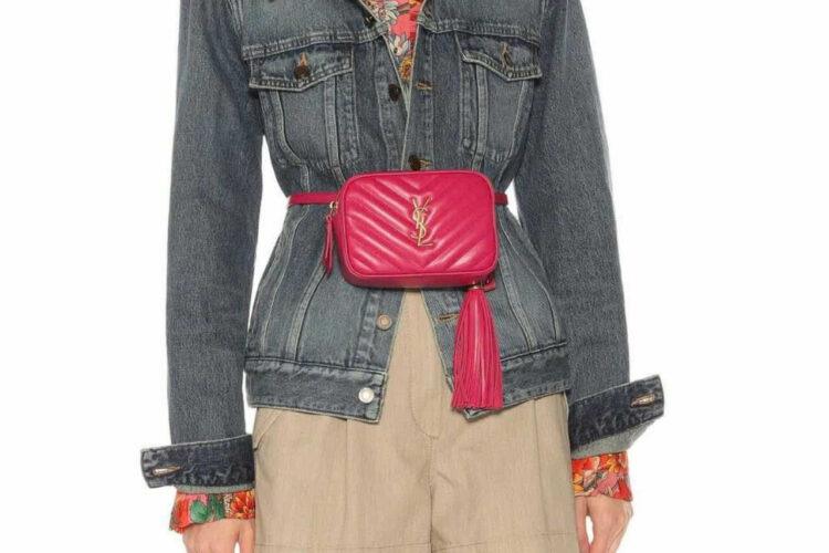 Túi YSL Lou Belt Bag In Quilted Leather Red Màu Đỏ