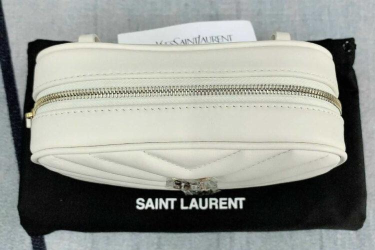 Túi YSL Lou Belt Bag In Quilted Leather White Màu Trắng