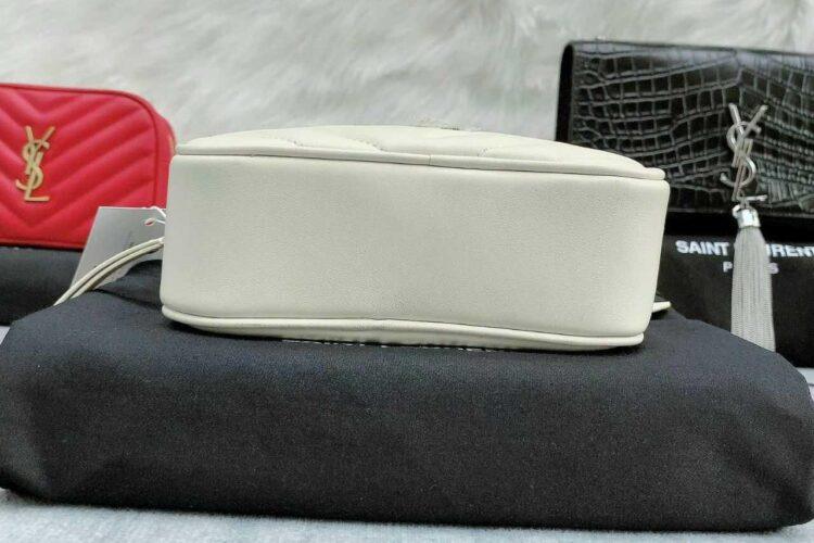 Túi YSL Lou Belt Bag In Quilted Leather White Màu Trắng