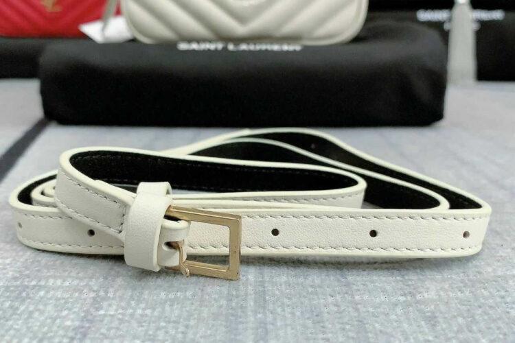 Túi YSL Lou Belt Bag In Quilted Leather White Màu Trắng
