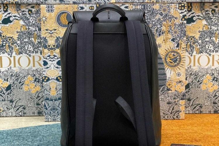 Ba Lô Dior Motion Backpack Black Oblique Galaxy Leather Đen
