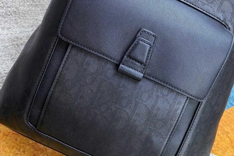 Ba Lô Dior Motion Backpack Black Oblique Galaxy Leather Đen