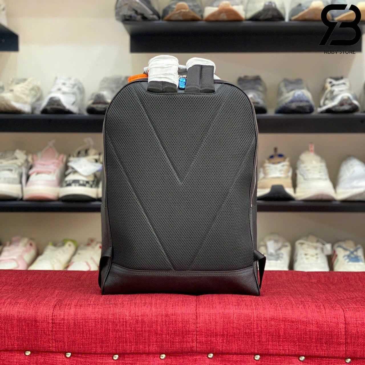 Ba Lô LV Avenue Backpack Black Taiga đen