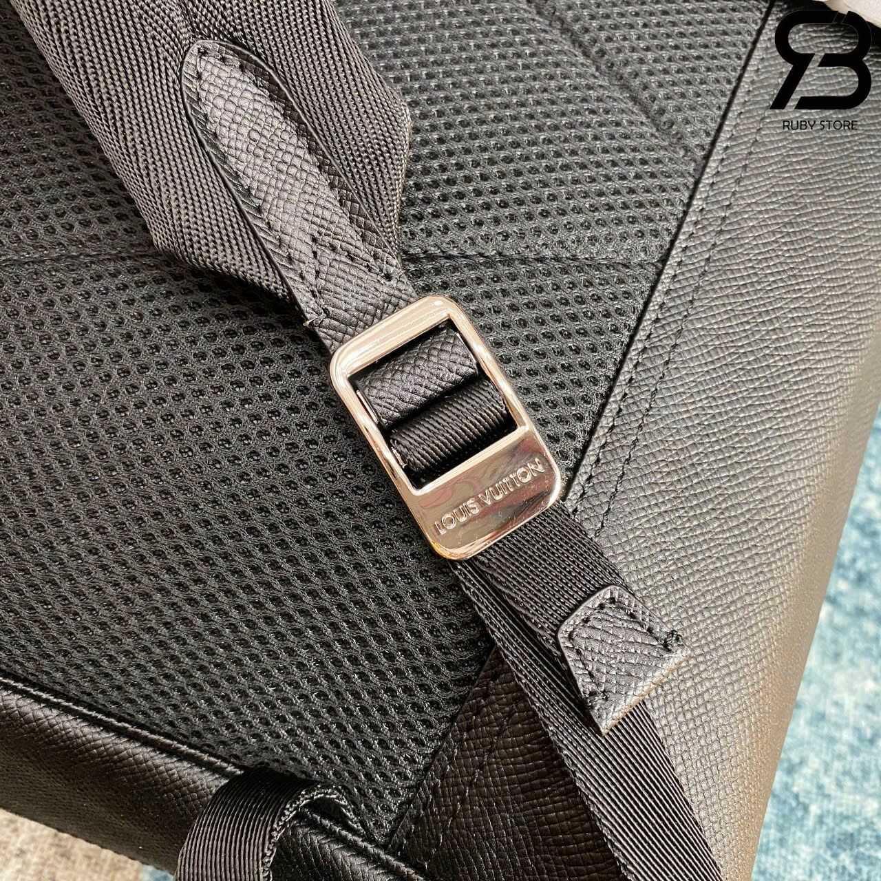 Ba Lô LV Avenue Backpack Black Taiga đen